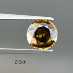 作品天然石ジルコンルース2ct Natural Zircon