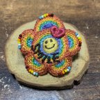 作品【訳あり・特価】Rainbow Smileワッペン（Flower）