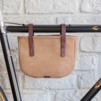 作品Leather frame bag ( camel )