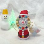 作品 「ミンネのクリスマス2015」 てるてるくんサンタ時計 