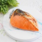 作品食品サンプル 焼き鮭 キーホルダー