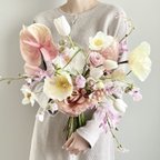 作品Spring bouquet｜ウェディングブーケ｜アーティフィシャルフラワー