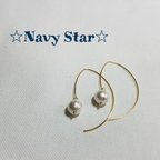 作品☆lilynapp様ｵｰﾀﾞｰ分☆コットンパールのシンプル☆フックピアス(片耳)