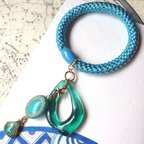 作品【Oriental】 Hair Tie "Blue" ②