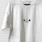 作品刺繍 おにぎり Tシャツ 【男女兼用】