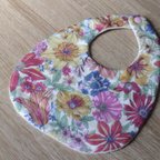 作品botanical flower*  bib 