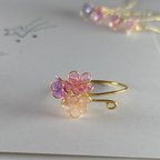 作品芝桜の針金アートリング