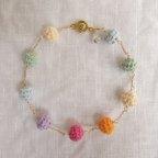 作品ponpon bracelet(rainbow)