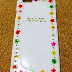 作品【iphone6/6s】春らしい小花柄iphoneケース 