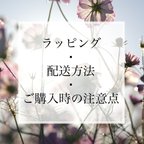 作品ラッピング・配送方法・ご購入時の注意事項について ✴︎