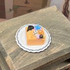作品ハロウィンのケーキ　オレンジ系　ミニチュアフード　ミニチュア　ハロウィン　ハロウィンケーキ　　