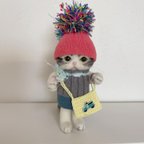 作品羊毛お買い物猫ちゃんオーダー品