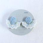 作品lace/coletto⁡  col.lightblue（ピアス）