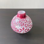 作品pattern vase　桃菱花