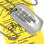 作品名言 DOGTAG 酒は飲んでも呑まれるな DP-057 USA 新品