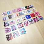 作品くっきりタイプ♡日付シール｢ピンクがテーマの写真で作った日付シール｣31枚入り