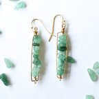 作品May green-aventurine pierce/earrings