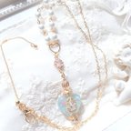 作品k16gp ネックレス necklace princess👑sakura🌸perfume aqua