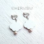 作品☁︎雲間にキラリ✨イヤリング(ピアス)