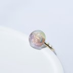 作品glass jellyfish ring　#15