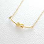 作品Knot necklace～gold～