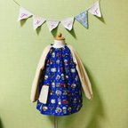 作品名入れ刺繍可能！男の子スモック アメリカンビンテージ 110cm