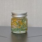 作品【一点物】ひまわり畑🌻のミニハーバリウム　-Herbarium-