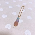 作品♡ミニミニお守り♡ローズクォーツ＊ラベンダーアメジスト＊アクアマリン