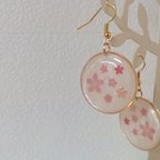 作品【再販】桜のまぁるいピアス