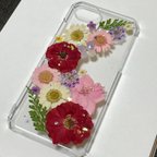 作品押し花♡スマホケース