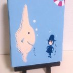 作品【絵画/原画】"hello,holiday"(molamola&me)