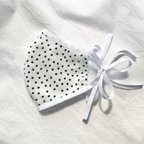 作品《New》summer mask ribbon dot リボンマスク　ドット　大人用