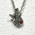 作品２０％OFF ラスト１点❗️Anatomy Heart（CZ）レッド