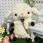 作品羊のねむねむちゃん🐏スマホポーチ