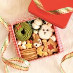 作品【クリスマス限定】クリスマス サンタさんとトナカイのクッキー缶