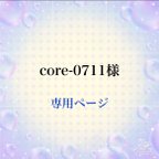 作品CORE-0711様専用ページ