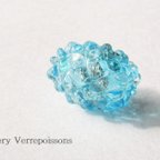 作品とんぼ玉　プラチナ箔入り　ペンダントトップに～　glassberry