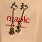 作品dalmatian×silver pierce/earring