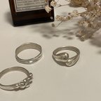 作品【オーダーメイド】オノマトペのリング　シンプル　シルバー　リング　銀粘土