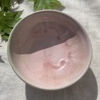作品桃色茶碗2(1点）茶碗　ご飯茶碗　食器　陶器　