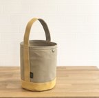 作品《受注製作》"bucket bag"  beige × mustard