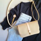 作品【期間限定】wide pochette/KURASHIki〈beige〉