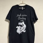 作品リスさん　メンズ半袖tシャツ　大きいサイズあり　綿100%【M～3L】