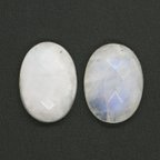 作品SALE 天然石＊ムーンストーン　オーバル　ルース　32.4 ct 　2個 