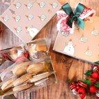 作品クリスマスプレゼントに☆数量限定☆ハリネズミサンタBOX☆季節のケーキ3種とクッキーの詰合せ