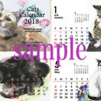 作品catsカレンダー2018