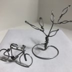 作品ミニミニ自転車と樹木