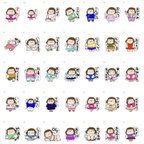 作品似顔絵LINEスタンプ