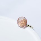 作品glass jellyfish ring　#12