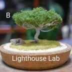 作品ジオラマインテリア miniature tree テーブルツリー　ガーデンクォーツB